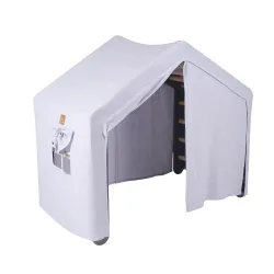 MeowBaby® Duży Domek z Drabinką dla Dzieci 112x61x