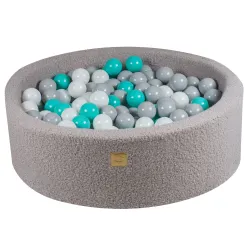 MeowBaby® Okrągły Suchy Basen z Piłeczkami 7cm dla