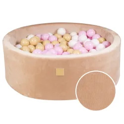 MeowBaby® Okrągły Suchy Basen z Piłeczkami 7cm dla