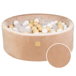 MeowBaby® Okrągły Suchy Basen z Piłeczkami 7cm dla