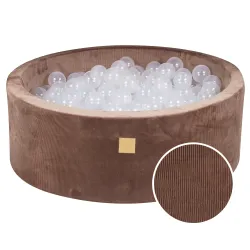 MeowBaby® Okrągły Suchy Basen z Piłeczkami 7cm dla