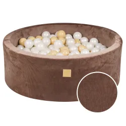 MeowBaby® Okrągły Suchy Basen z Piłeczkami 7cm dla