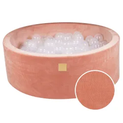 MeowBaby® Okrągły Suchy Basen z Piłeczkami 7cm dla