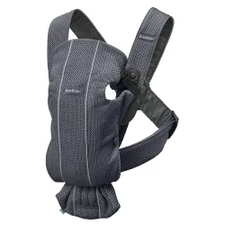 BABYBJORN MINI 3D Mesh – nosidełko, Antracytowy