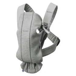 BABYBJORN MINI 3D Jersey – nosidełko, Jasny szary