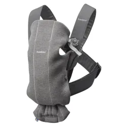 BABYBJORN MINI 3D Jersey – nosidełko, Ciemny Szary