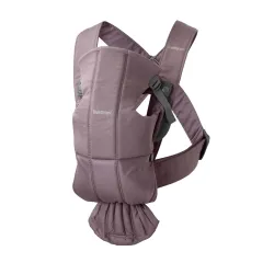 BABYBJORN MINI Cotton – nosidełko, Ciemnopurpurowy