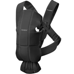 BABYBJORN MINI Woven – nosidełko, Czarny