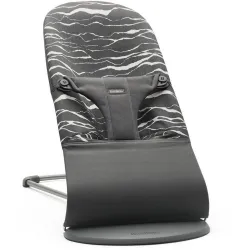 BABYBJORN - leżaczek BLISS COTTON, Antracyt/Landsc