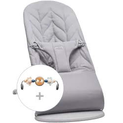 BABYBJORN - leżaczek BLISS Woven, Petal Quilt, Jas