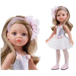 Hiszpańska lalka dziewczynka Carla Balerina 32cm