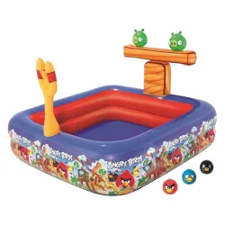 Dmuchany basen dla dzieci ANGRY BIRDS + Wyrzutnia 147 x 147 x 91 cm