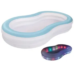 Dmuchany basen dla dzieci Day&Night światła LED 280 x 157 x 46 cm
