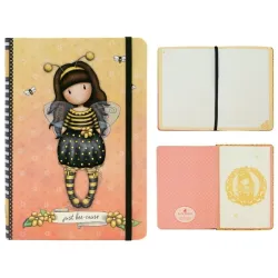 Notes z twardą okładką Santoro – Gorjuss Bee Loved (Just BeeCause)