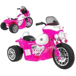 Policyjny Motor dla dziecka - różowy