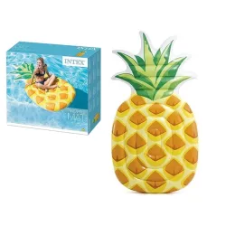 Duży dmuchany materac do pływania Intex - Ananas 216 x 124 cm