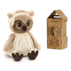 Przytulanka Sowa Sonya w koronkowej sukience - 25cm