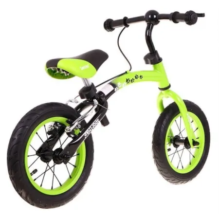 Rowerek biegowy BOOMERANG odwracana rama 10'-12' GREEN