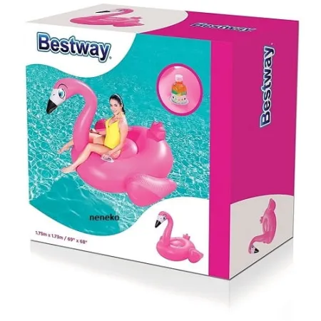 Wyspa pływająca, materac Bestway- Flaming 175 x 173 cm