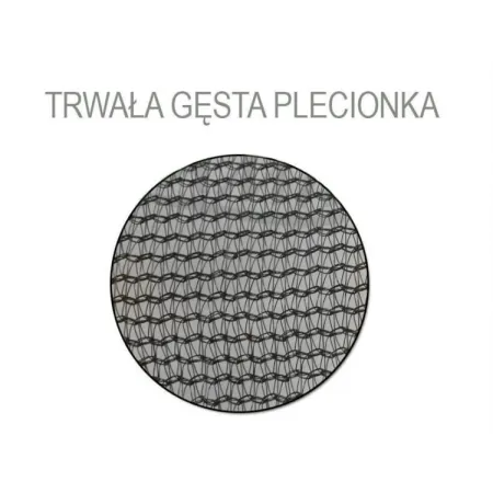 Siatka ochronna do trampoliny 16 FT (487 cm) 6 nóg - 12 słupków - 12 tuneli ZIELONA