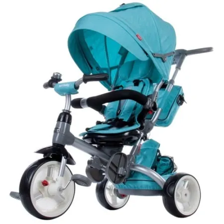 Wielofunkcyjny Rowerek dla dziecka Little Tiger SunBaby - Melanż Turkusowy