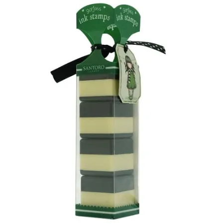 Zestaw stempli z tuszem Santoro - Gorjuss The Scarf