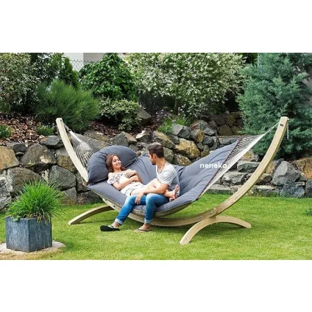 Hamak rodzinny Fat Hammock TAUPE 187x146cm