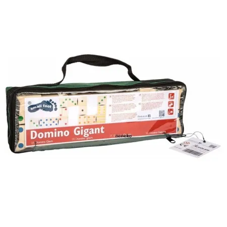 Drewniane duże domino – zestaw 28 elementów
