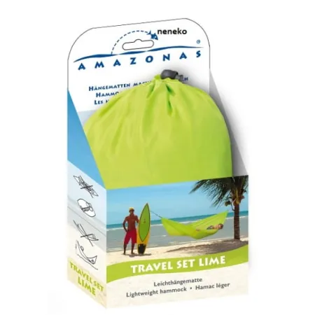Hamak turystyczny TRAVEL SET BLUE 275x140cm