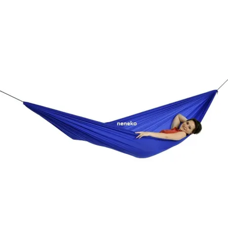 Hamak turystyczny TRAVEL SET BLUE 275x140cm