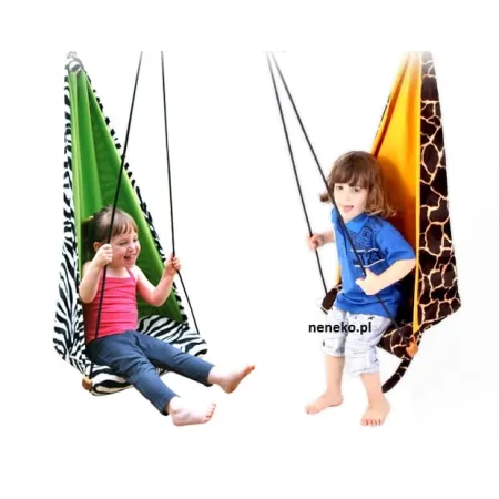 HUŚTAWKA DZIECIĘCA – WISZĄCY FOTEL HANG MINI  Żyrafa