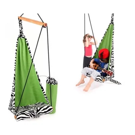 HUŚTAWKA DZIECIĘCA – WISZĄCY FOTEL HANG MINI Zebra