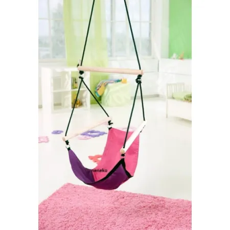 HUŚTAWKA DZIECIĘCA – WISZĄCY FOTEL KID’S SWINGER PINK