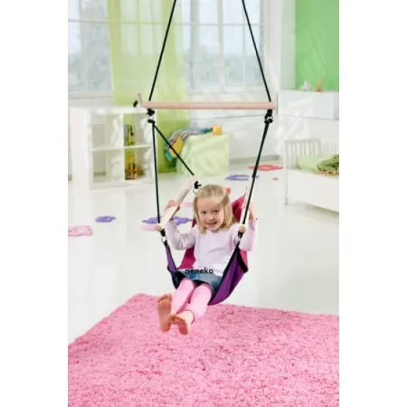 HUŚTAWKA DZIECIĘCA – WISZĄCY FOTEL KID’S SWINGER PINK