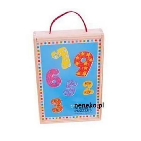 Puzzle cyferki - Morskie Zwierzątka