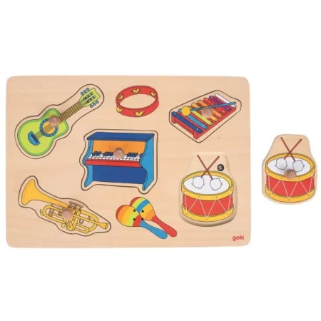 Puzzle dźwiękowe dla malucha – Instrumenty Muzyczne