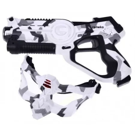 Zestaw do Laser Tag - dwa pistolety i maski Moro