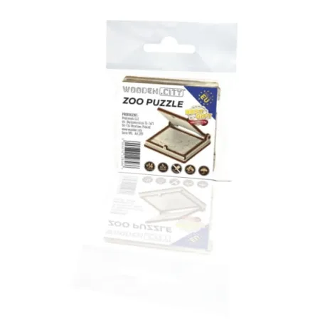Drewniana gra podróżna 3D Wooden.City - Układanka Zwierzęta - Tangram