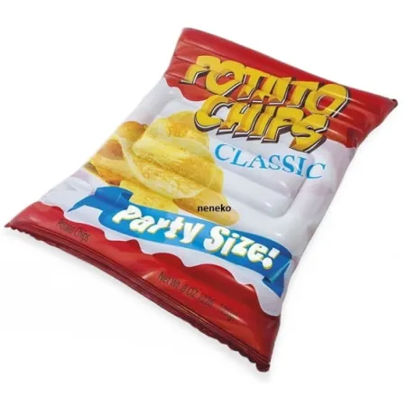Duży pływający materac Intex- Paczka Chipsów 178 x 140 cm