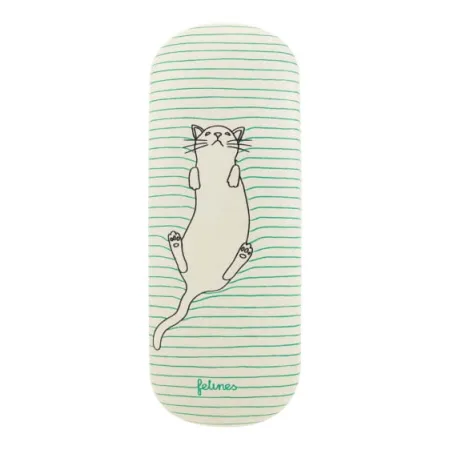 Futerał na okulary - Koty - Feline Fine (Green)