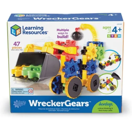 Gears! Gears! Gears! Klocki, Koła Zębate, Spychacz, Zestaw konstrukcyjny