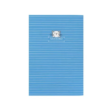 Mały Zeszyt - Felines - Koty - Purrrfect Place (Bold Blue)