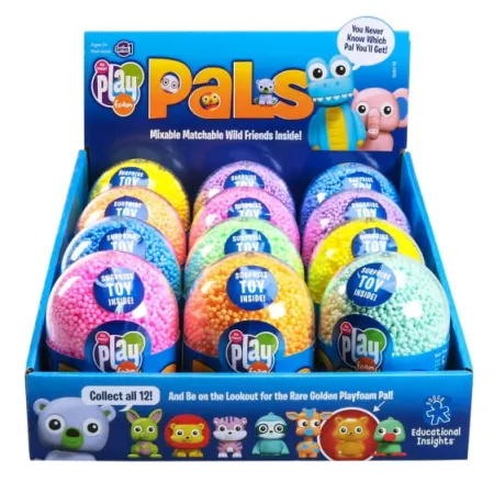 Playfoam Pals, Wild Friends, Masa piankowa z figurką niespodzianką, modelina