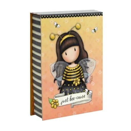Bloczek karteczek, notesik Santoro – Gorjuss Bee Loved (Just Bee-Cause)