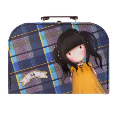 Walizka - Gorjuss - Tartan - Ruby (Średnia)