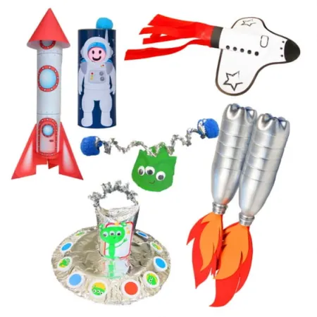 Zestaw Kreatywny - Kosmos - Re-Cycle-Me - 6 zabawek