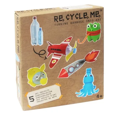 Zestaw Kreatywny - Samolot - Re-Cycle-Me - 5 zabawek