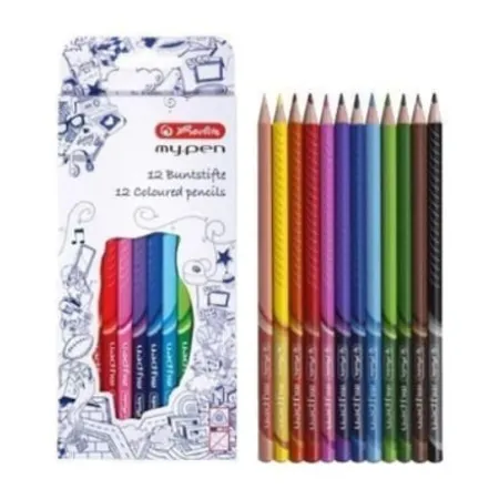 Zestaw trójkątnych kredek x 12 szt. My.Pen