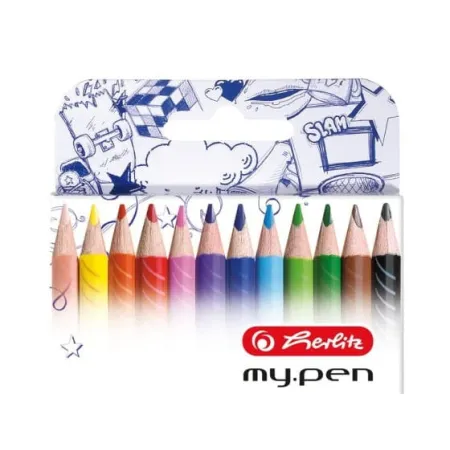 Zestaw trójkątnych kredek x 12 szt. My.Pen