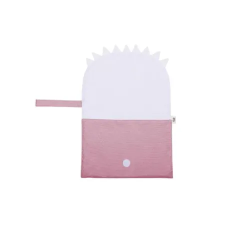 Baby Bites Przewijak podróżny Shark Pink